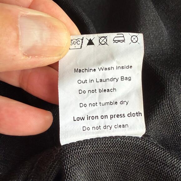 Metallic Shimmer Rainbow Top Women Large Sheer Festival Rave Club EDC Party READ - Picture 12 of 15